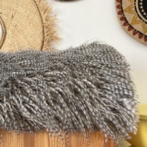 Plaid Fausse Fourrure Effet Plumes