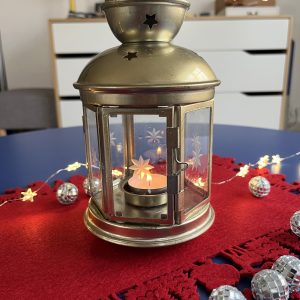 Lanterne Etoilée Dorée