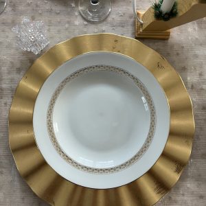 Service Assiettes Plates Porcelaine Limoges