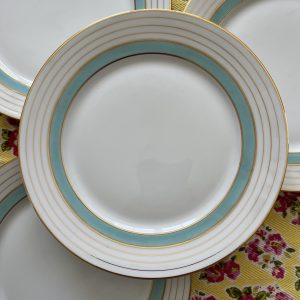 Service 6 Assiettes Plates Porcelaine Limoges