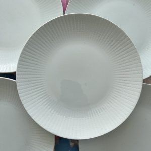 Service 6 Assiettes Porcelaine Ceranord