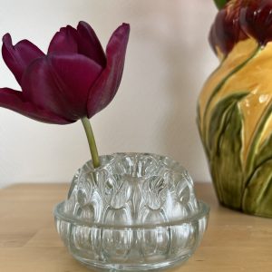 Pique-fleurs Ancien 19 Trous Verre de Reims