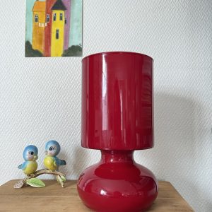 Lampe en Verre Rouge Lykta Pour Ikéa
