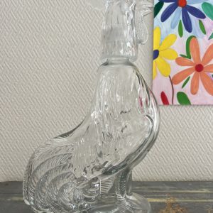 Carafe Vintage En verre Coq