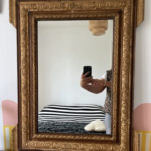 Grand Miroir Ancien Fin 19ème