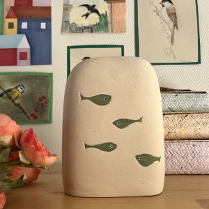 Vase Artisanal Poissons