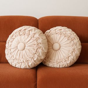 Coussin Rond Velours