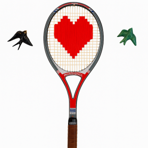 Raquette Rossignol Vintage Johan Kriek