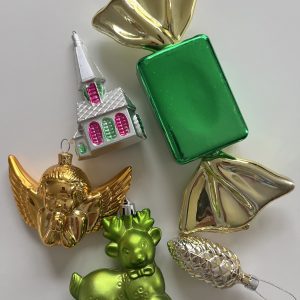 Lot Ornements de Noël vintage