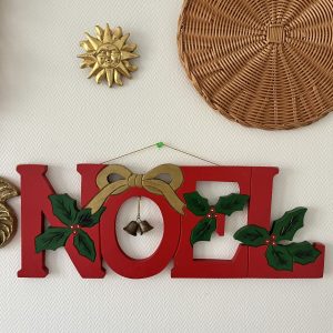 Noël Panneau En Bois Vintage