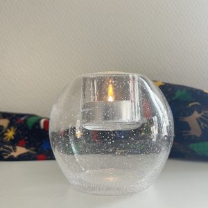 Bougeoir en Verre Soufflé Bouche