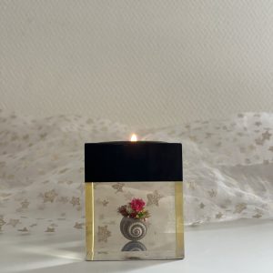 Bougeoir Avec Inclusion Vintage