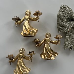 Angelots Porte-bougies Ancien