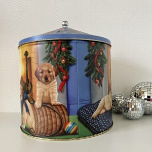 Boîte en Métal de Noel