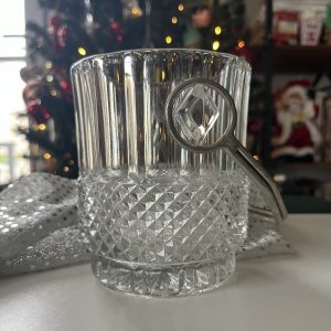 Ancien Seau à Glaçons Vintage En cristal