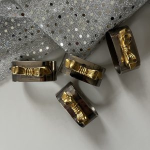 Ronds de Serviette Nœud Vintage