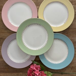 Ancien Service 5 Assiettes Plates l’Amandinoise