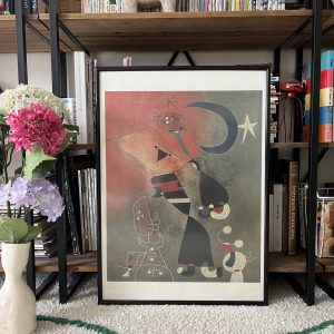 Joan Miro Femme et Oiseau Au Clair de Lune