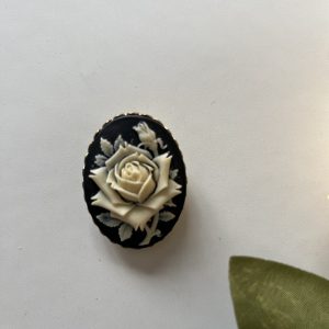 Bijou Vintage Clip de foulard Camée Vintage