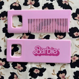 Set Peigne et Miroir de Poche Barbie Vintage