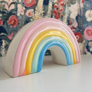 Grande Tirelire Arc en Ciel en Céramique