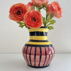 Vase Artisanale en Céramique Emaillée