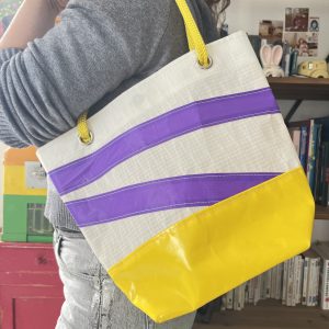 Sac Cabas Upcyclé Voile de Bâteau