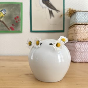 Pique Fleurs Fabrication Artisanale En Porcelaine