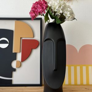 Grand Vase Visage Grand Modèle
