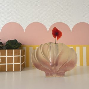 Vase Soliflore Fleur de Lotus Art Deco