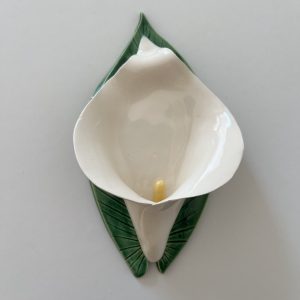 Céramique Artisanale Arum Blanc Signée