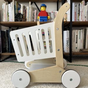 Chariot de Course en Bois Vert Baudet