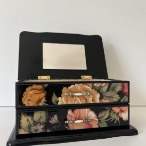 Boîte à Bijoux En Bois Vintage