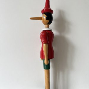 Pinocchio 30cm Articulé en Bois Vintage