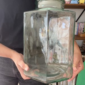 Ancien Bocal XXL en Verre de Pharmacie ou d'Epicerie
