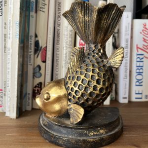 Statue Poisson Carpe Koï