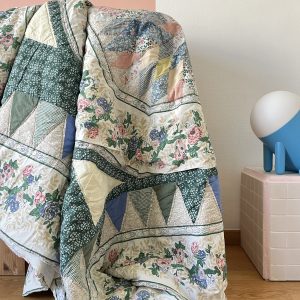 Couvre-lit / Plaid Patchwork Vintage 210x170cm