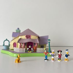 Polly Pocket Disney Vintage Lumineux – La Maison de Minnie (1995) – Avec Personnages
